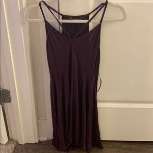 Dark purple dress